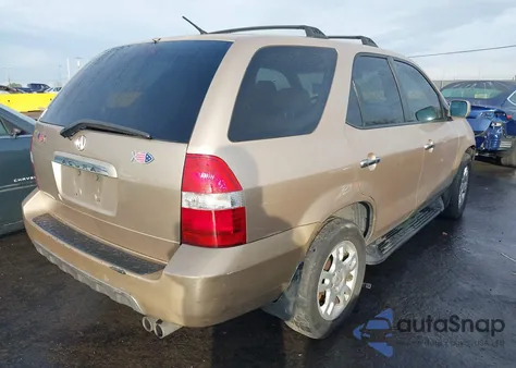 2002 Acura Mdx из США, поврежденный, VIN 2HNYD18652H524887